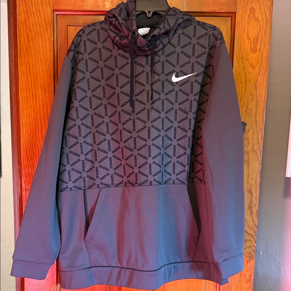 Nike Black and gray Hoodie
